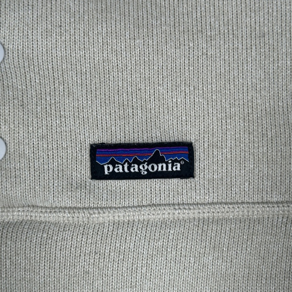 Patagonia Better Sweater Pullover Womens Small Beige Fleece Gorpcore - Picture 5 of 16